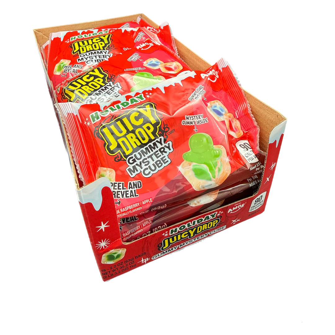 Holiday Juicy Drop Gummy Mystery Cube - 2.2oz / 16ct