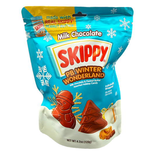 Skippy PB Winter Wonderland Milk Chocolate & Peanut Butter Holiday Candy - 4.2oz