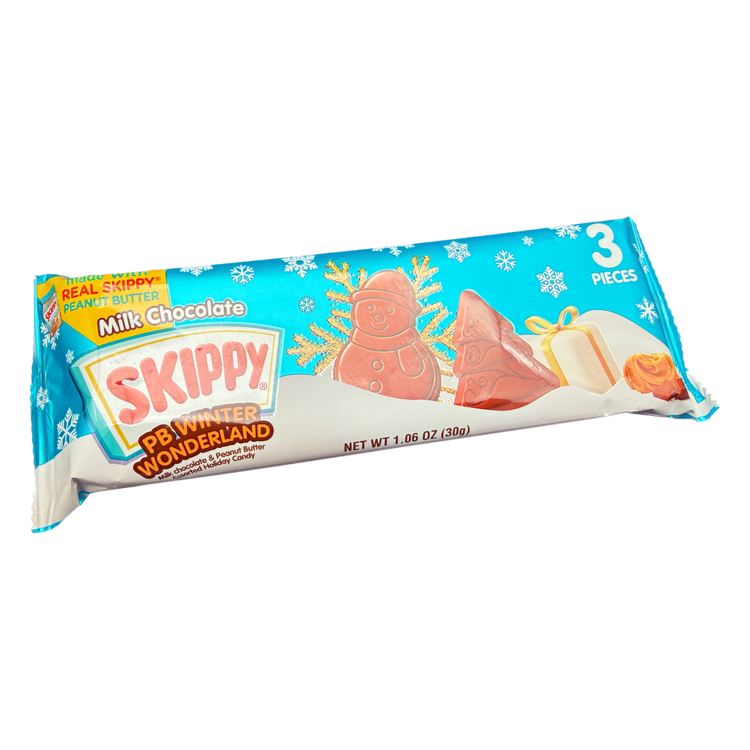 Skippy PB Winter Wonderland Milk Chocolate & Peanut Butter Holiday Candy - 1.06oz / 12ct