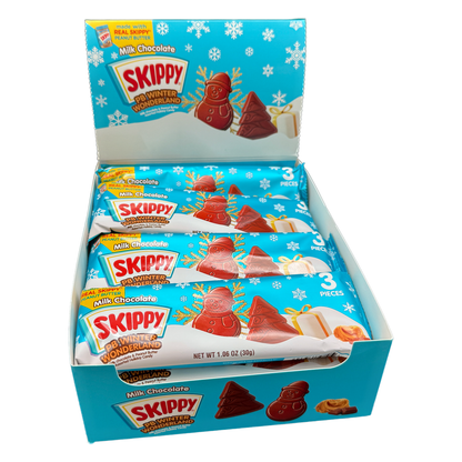 Skippy PB Winter Wonderland Milk Chocolate & Peanut Butter Holiday Candy - 1.06oz / 12ct