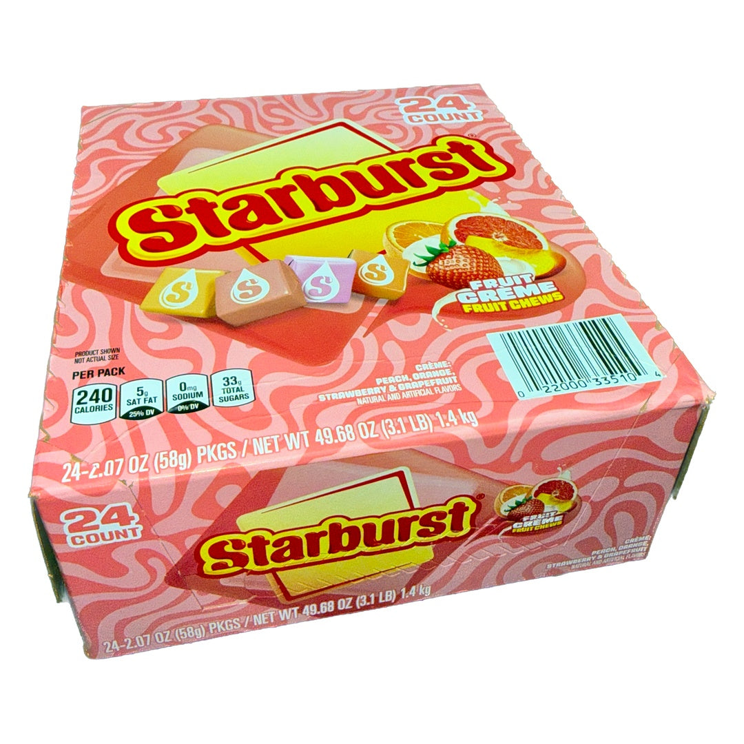 Starburst Fruit Creme Fruit Chews - 2.07oz / 24ct