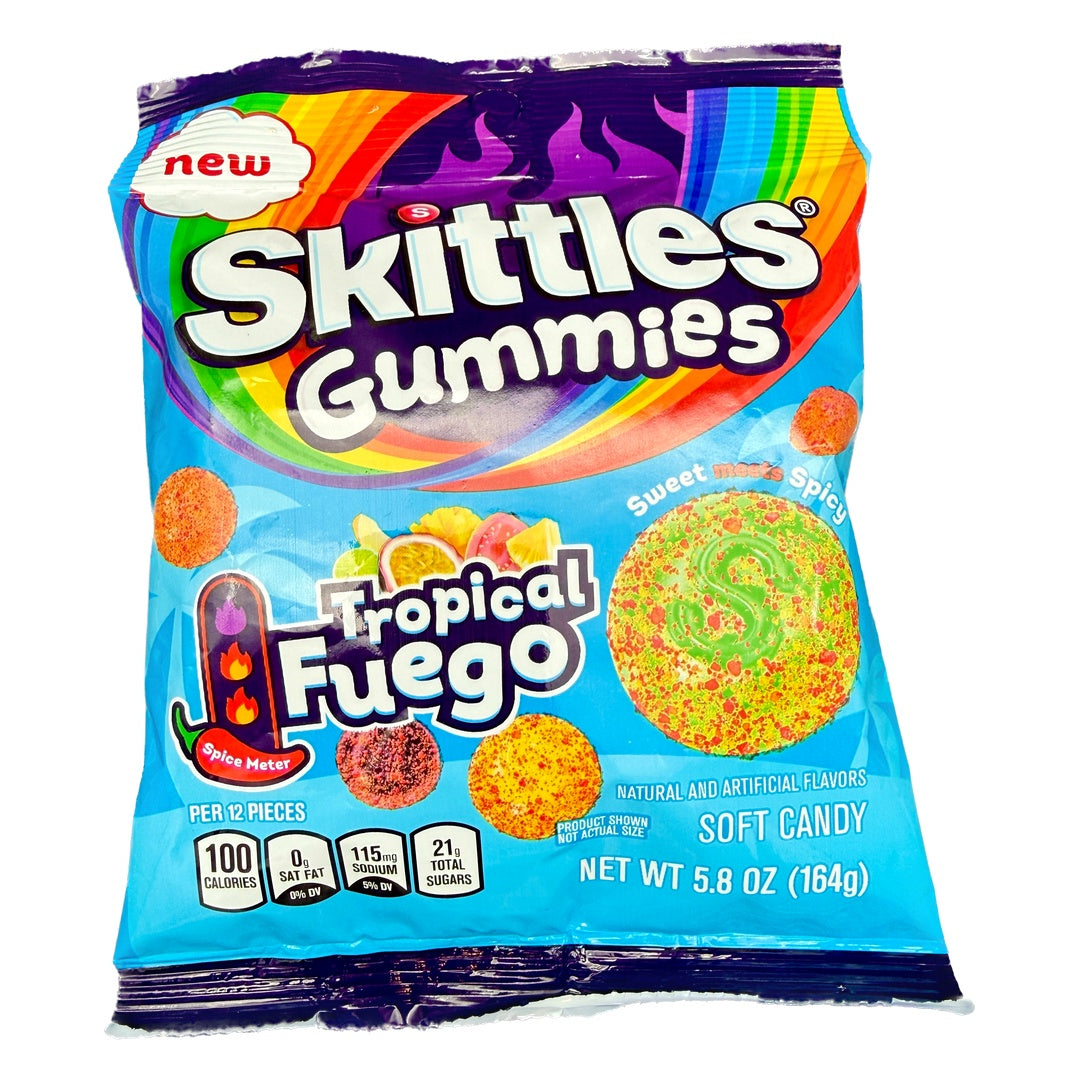Skittles Gummies Tropical Fuego - 5.8oz