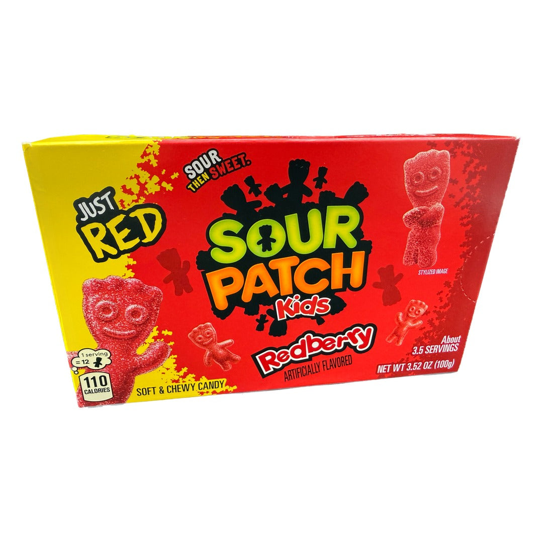 Sour Patch Kids Just Red Redberry Theater Box - 3.52oz