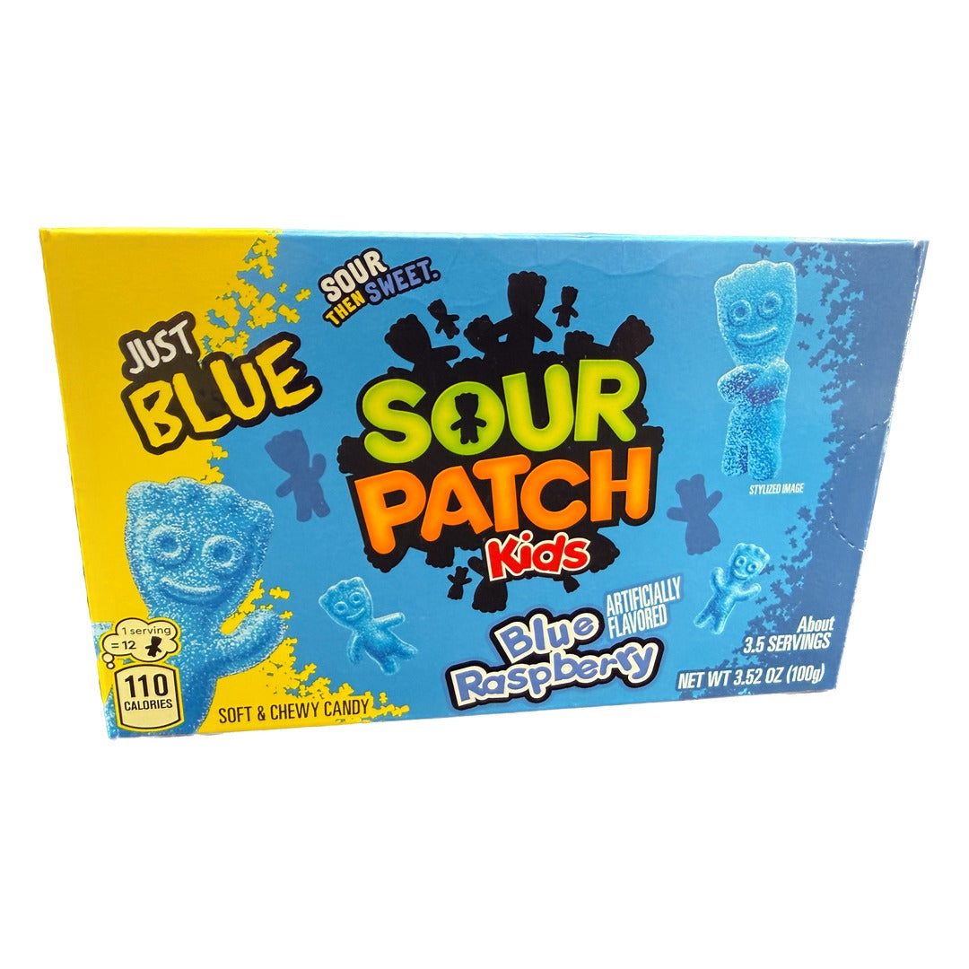 Sour Patch Kids Just Blue Blue Raspberry Theater Box - 3.52oz