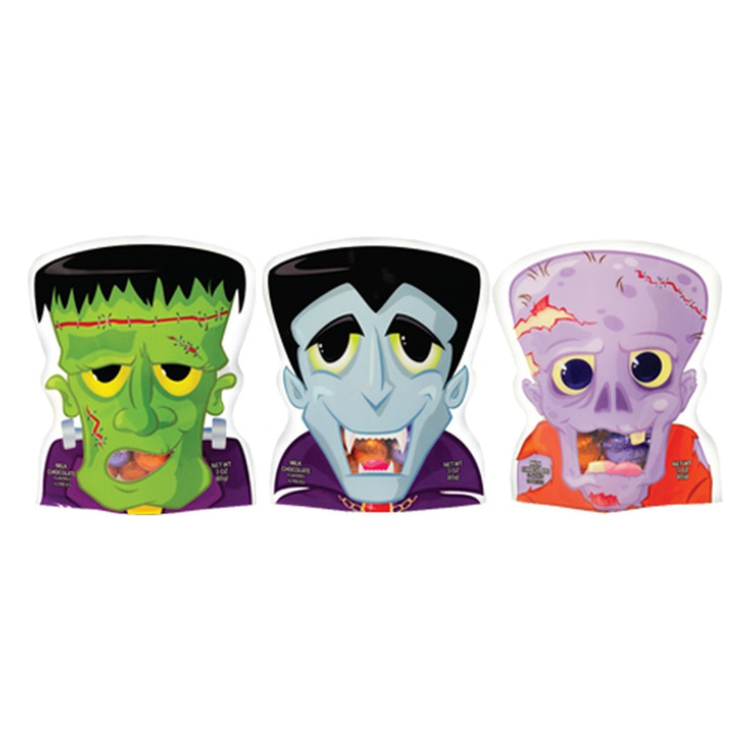 Palmer Halloween Monster Bags with Chocolaty Balls - 3oz
