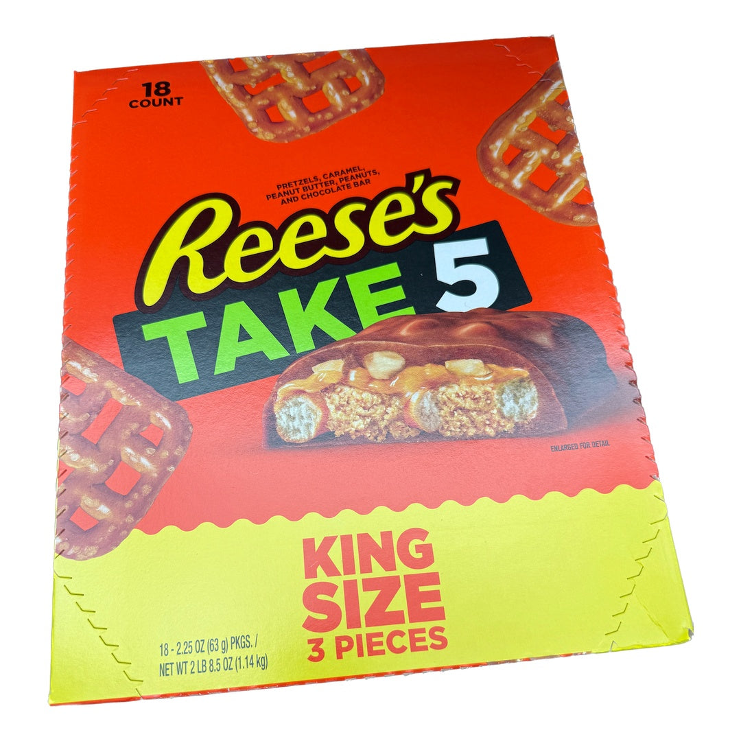 Reese’s Take 5 King Size Candy Bars - 2.25oz / 18ct
