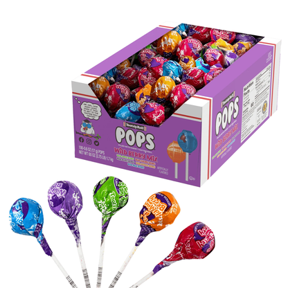 Tootsie Roll Pops Wild Berry Mix - 0.6oz / 100ct