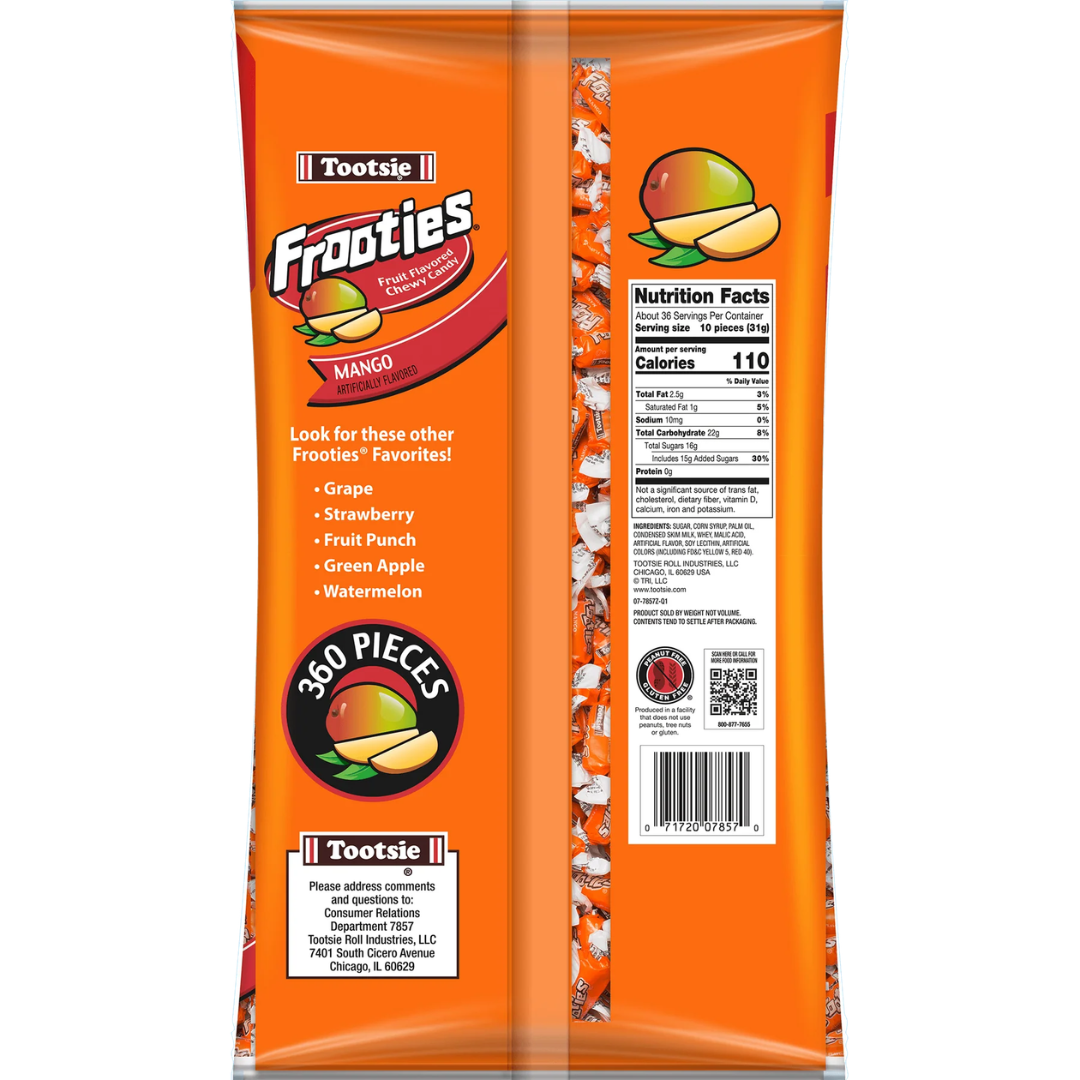 Mango Tootsie Frooties - 360ct