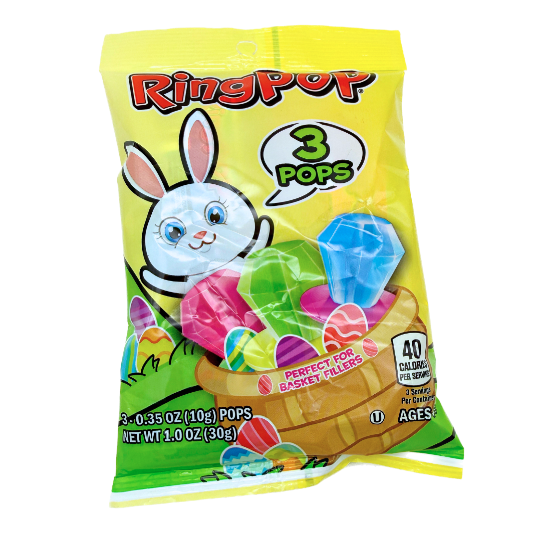 Easter Ring Pops - 0.35oz / 3ct