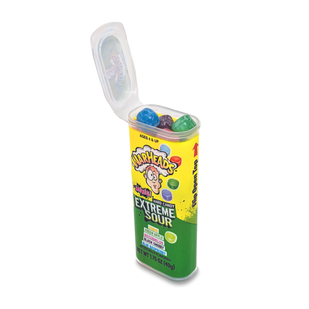 Warheads Extreme Sour Hard Candy Minis - 1.75oz / 18ct