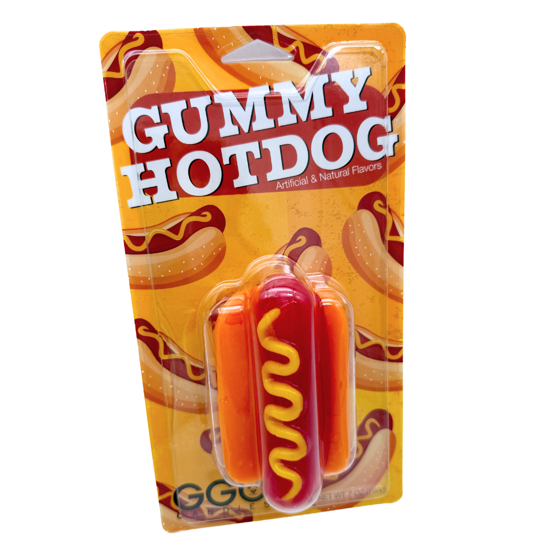 Giant Gummy Hotdog - 7oz