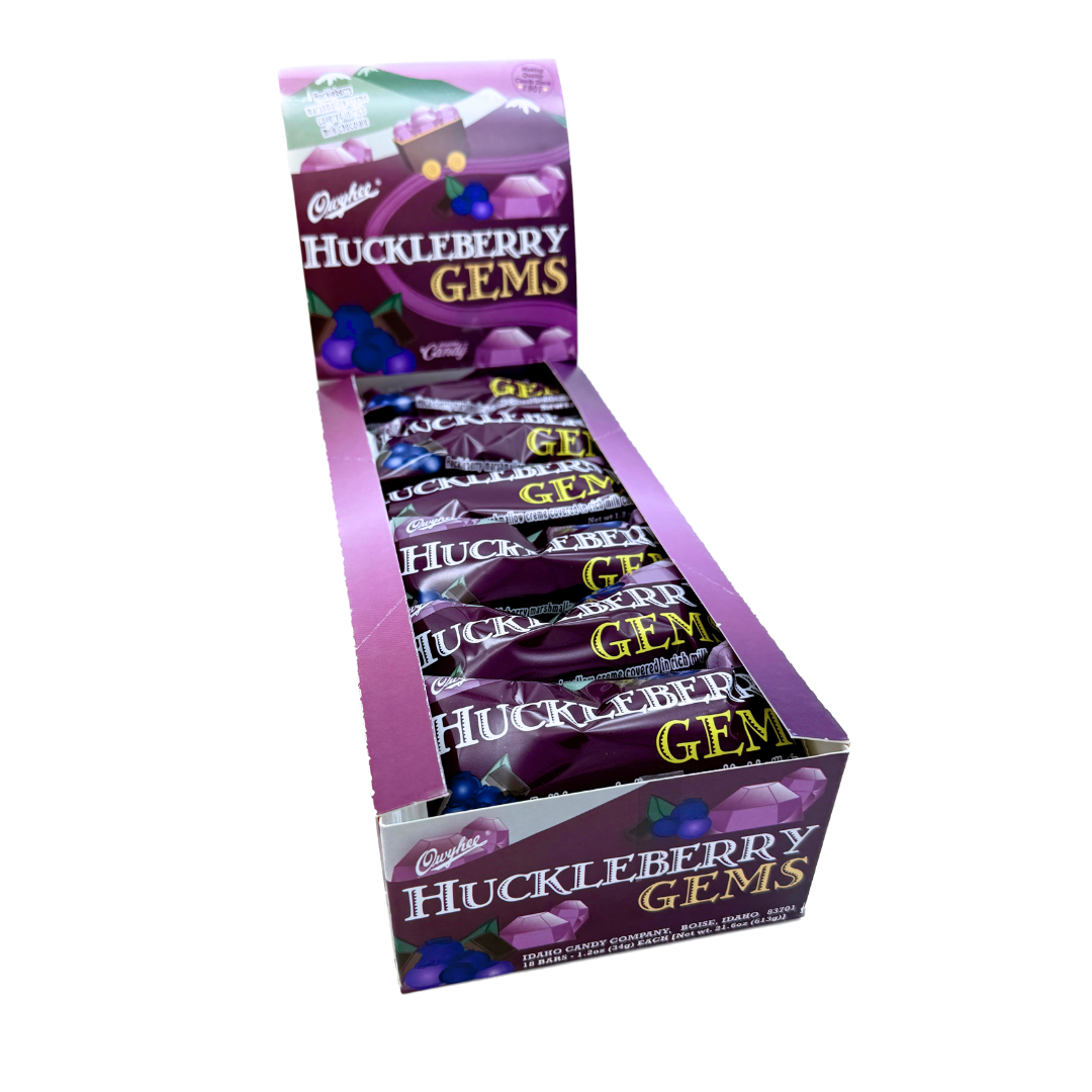 Huckleberry Gem Candy Bar - 1.2oz / 18ct