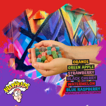 Warheads Sour Fruity Cubes - 5oz