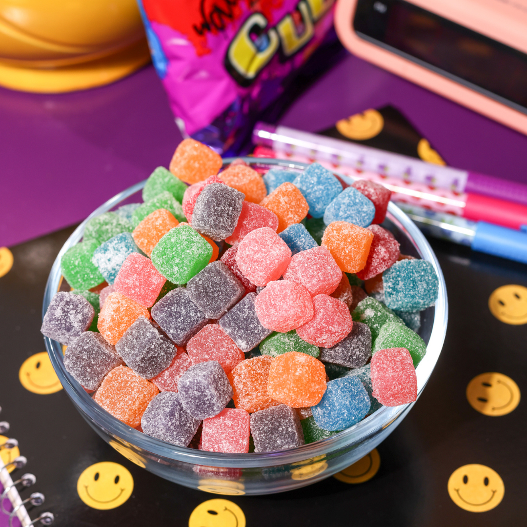 Warheads Sour Fruity Cubes - 5oz