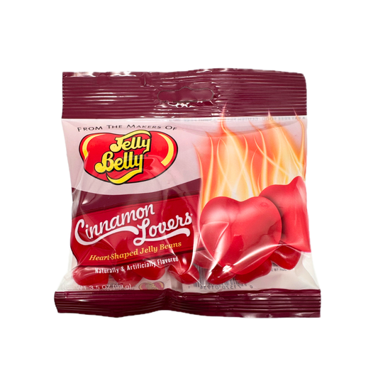 Jelly Belly Cinnamon Lovers Heart Shaped Jelly Beans - 3.5oz