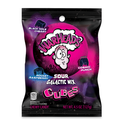 Warheads Sour Galactic Mix Cubes - 4.5oz