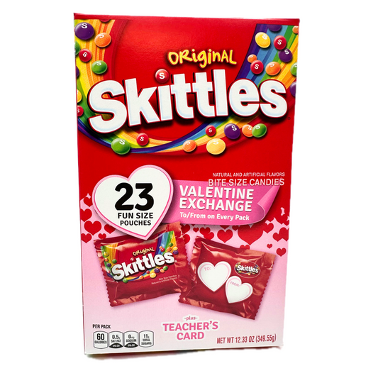 Skittles Original Valentine Exchange Pouches - 23ct
