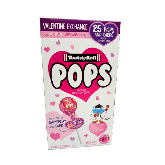 Tootsie Pop Valentine's Exchange 25 Count
