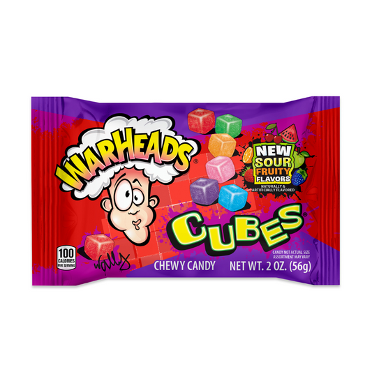 Warheads Sour Chewy Cubes 15 Count