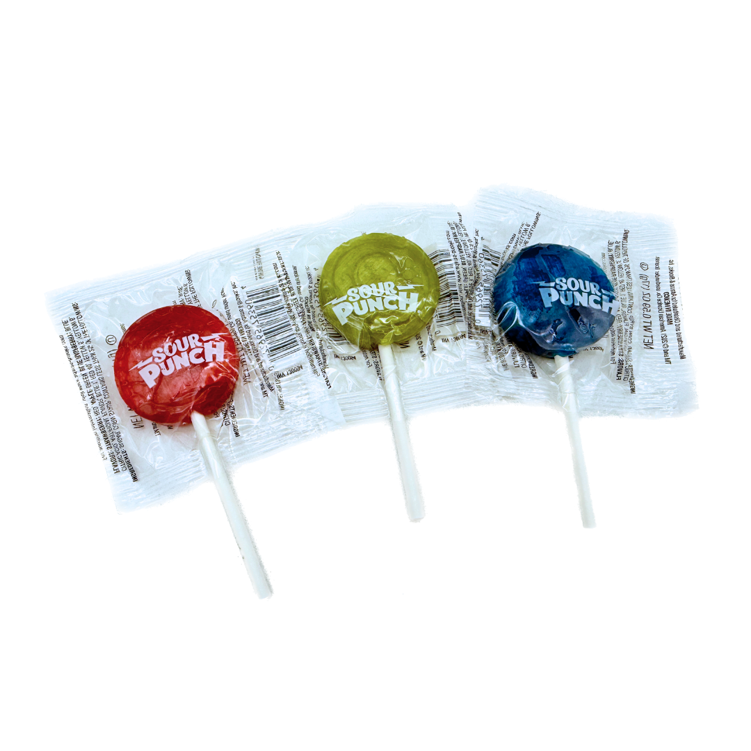 Sour Punch Lollipops - 48ct