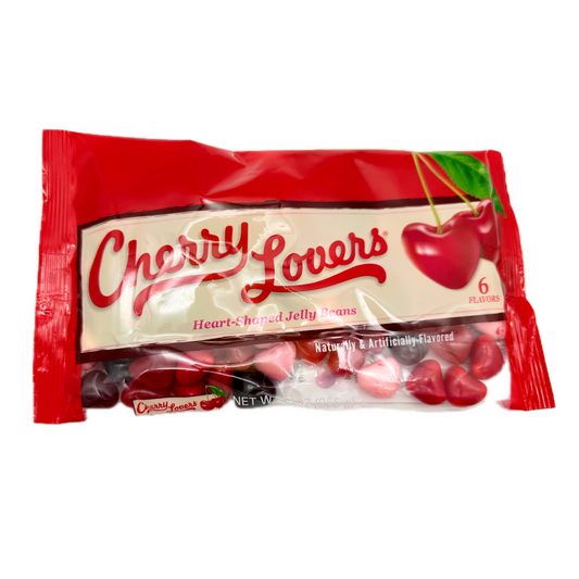 Cherry Lovers Heart Shaped Jelly Beans - 9oz
