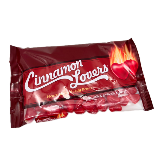 Cinnamon Lovers Heart Shaped Jelly Beans - 9oz