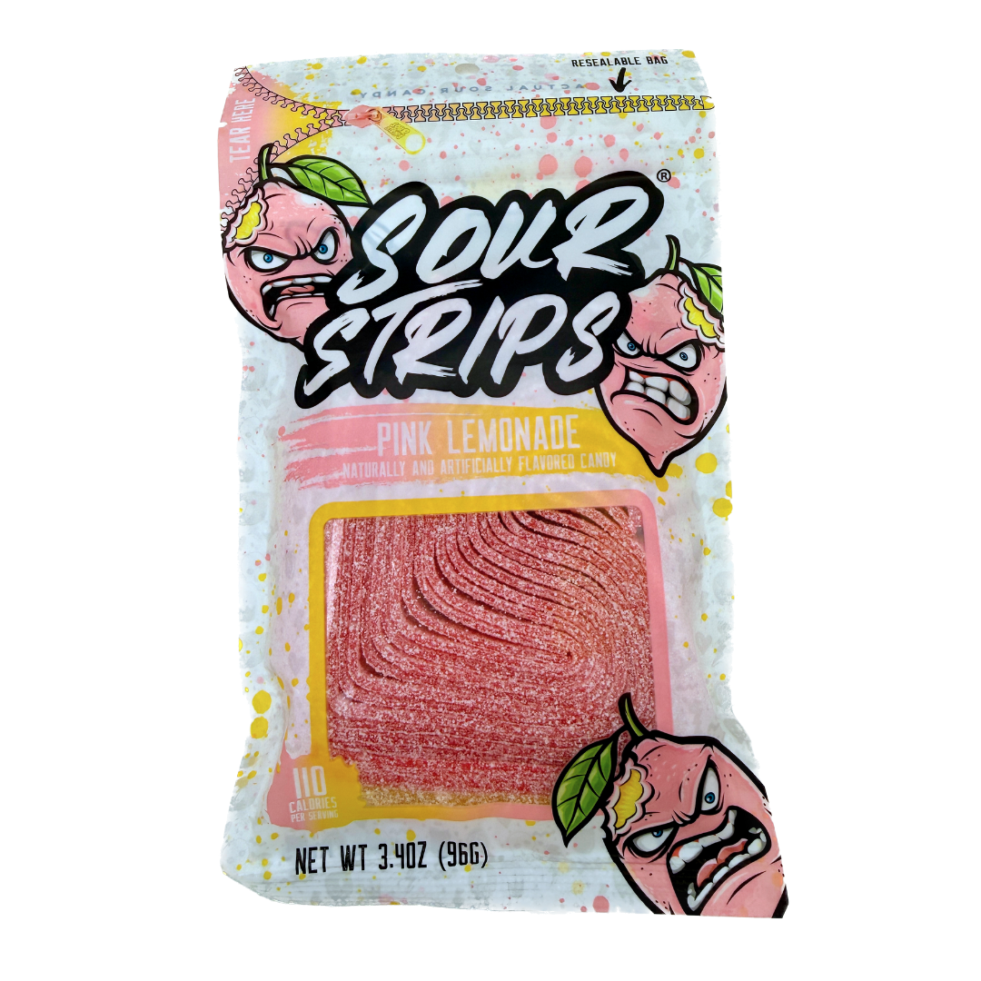 Sour Strips Pink Lemonade - 3.4oz