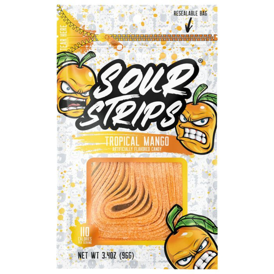 Sour Strips Tropical Mango - 3.4oz