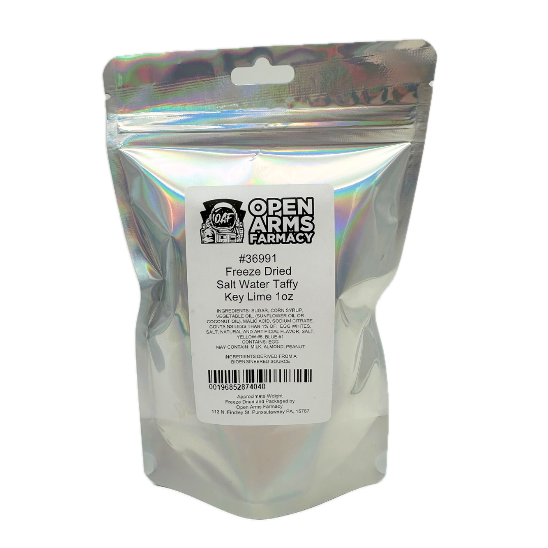 Freeze Dried Salt Water Taffy Key Lime - 1oz