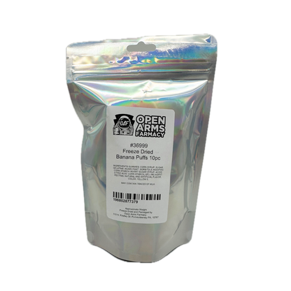 Freeze Dried Banana Puffs - 10pc