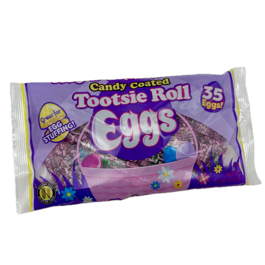 Candy Coated Tootsie Roll Eggs - 7.5oz / 35ct