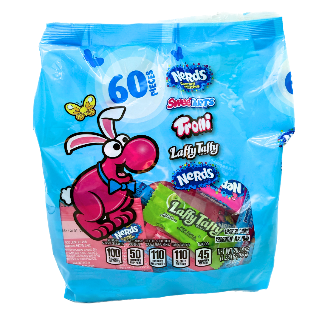 60 Piece Easter Egg Hunt Candy Assortment - 20.58oz