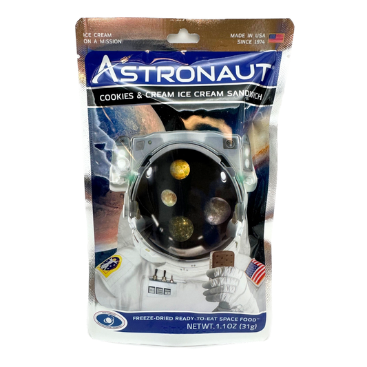 Astronaut Freeze Dried Cookies & Creme Ice Cream Sandwich