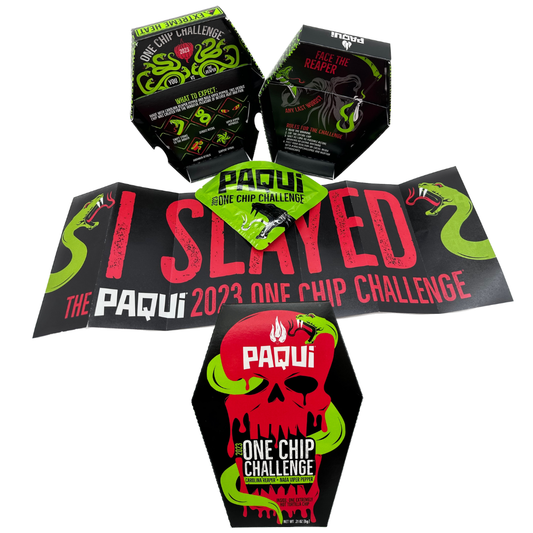 Paqui 2023 One Chip Challenge - California Reaper + Naga Viper Pepper