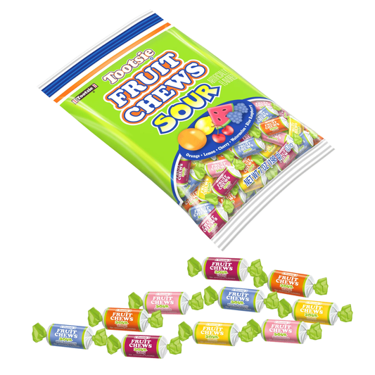 Tootsie Fruit Chews Sour - 7oz