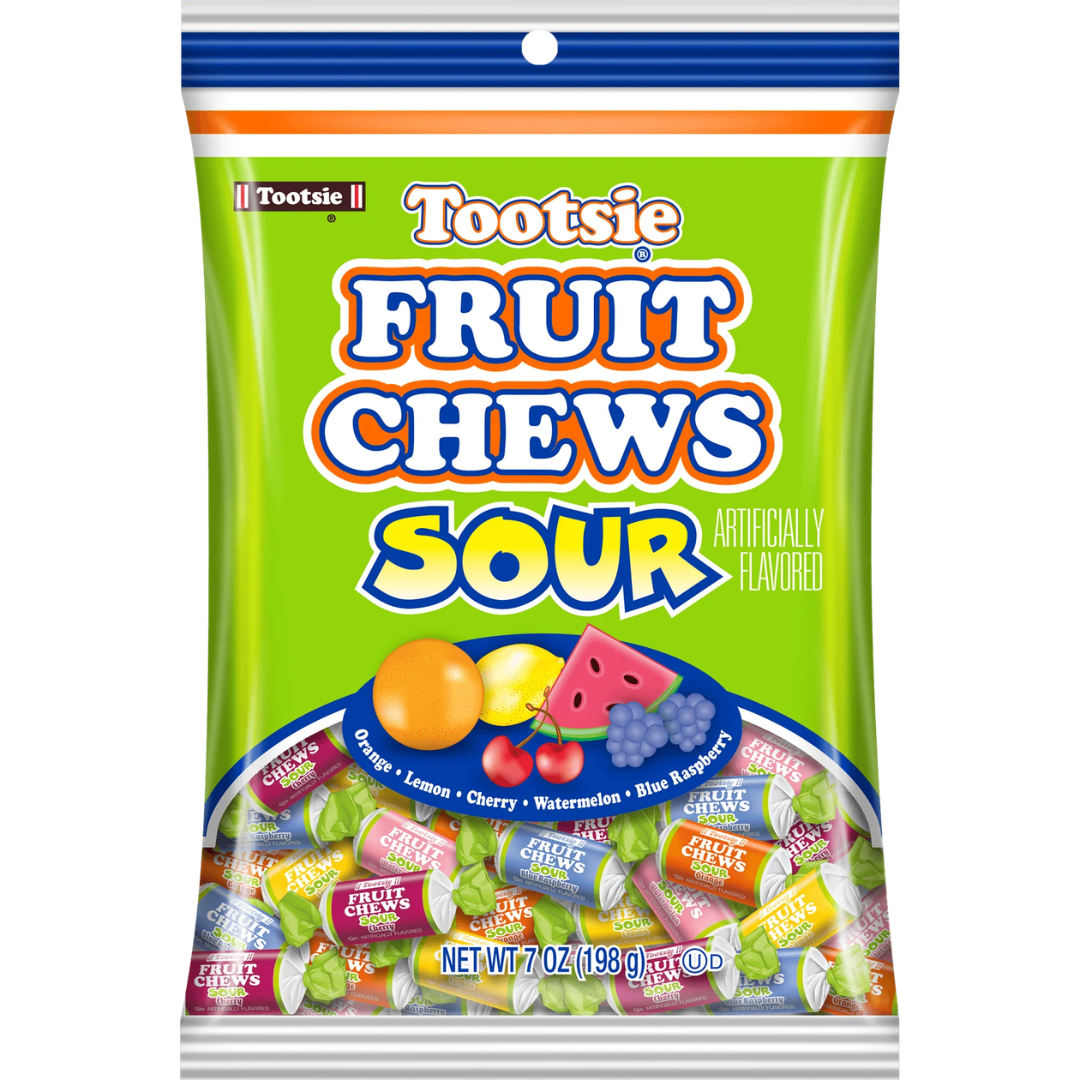 Tootsie Fruit Chews Sour - 7oz