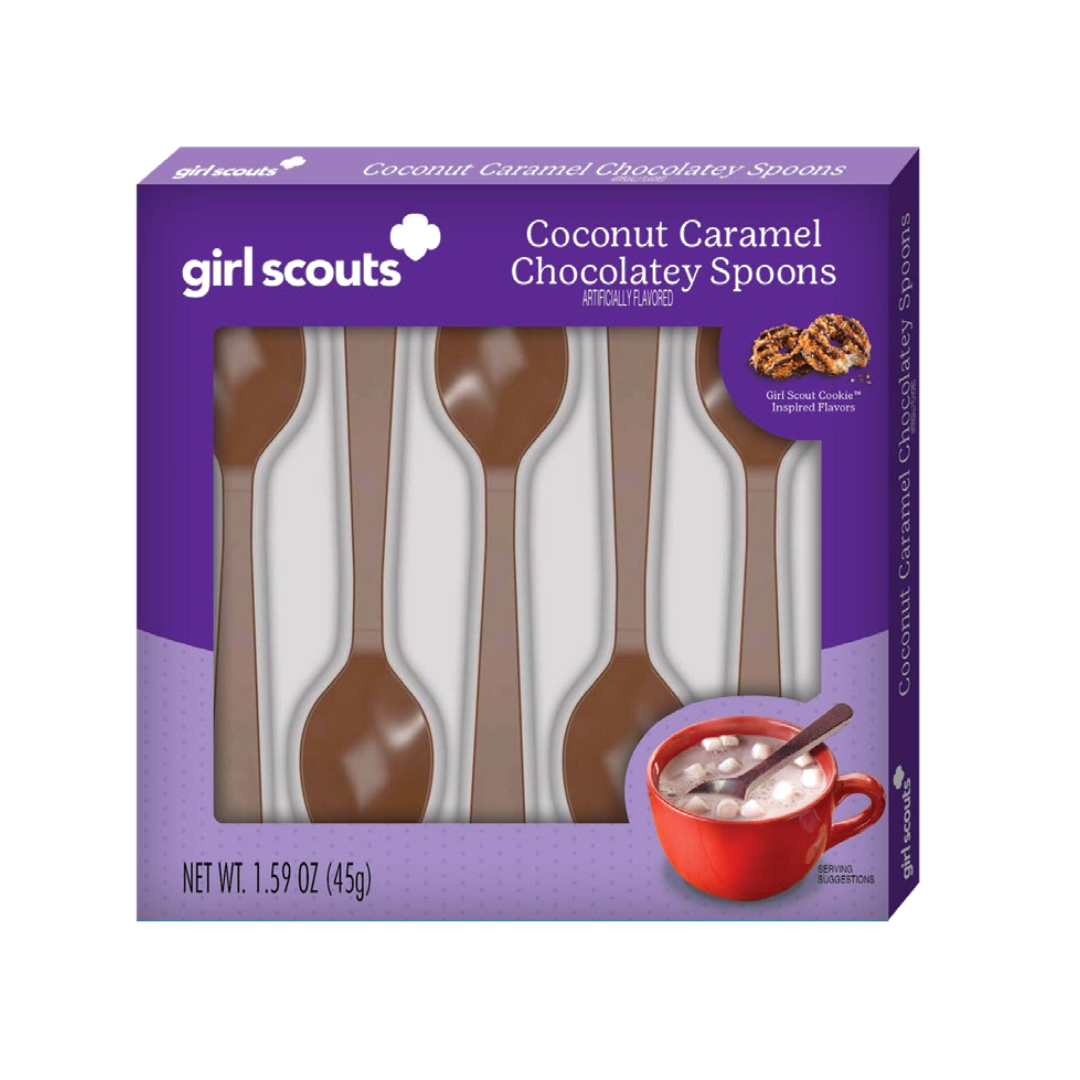 Girl Scouts Coconut Caramel Chocolately Stirring Spoons - 1.59oz / 5ct