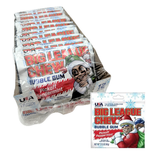 Big League Chew Pickoff Peppermint Gum - 2.12oz / 12ct