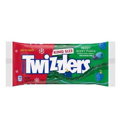 Twizzlers Merry Berry Punch King Size Twists - 5oz / 15ct
