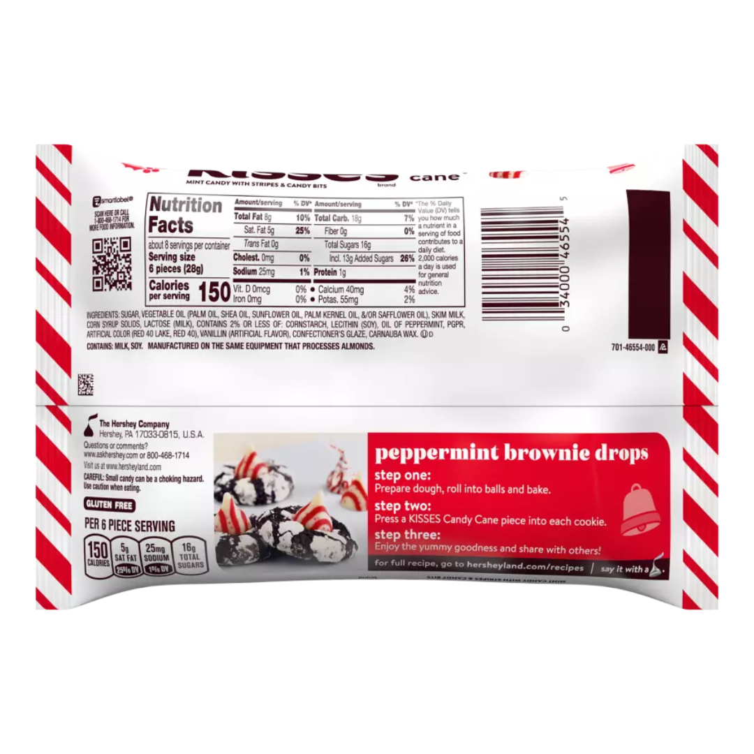 Hershey's Kisses Candy Cane - 8.2oz