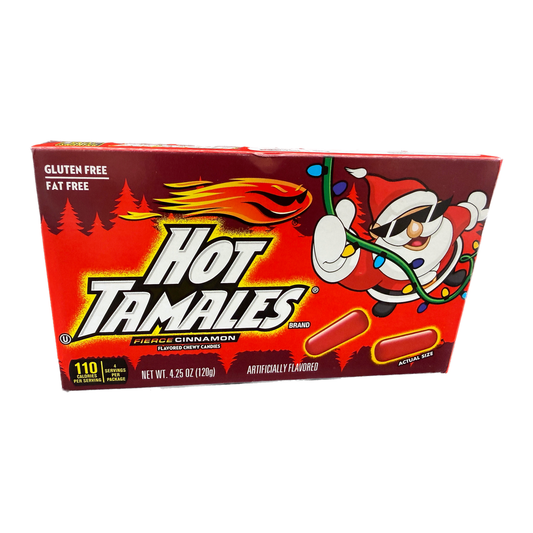 Hot Tamales Fierce Cinnamon Theater Size Holiday Box - 5oz