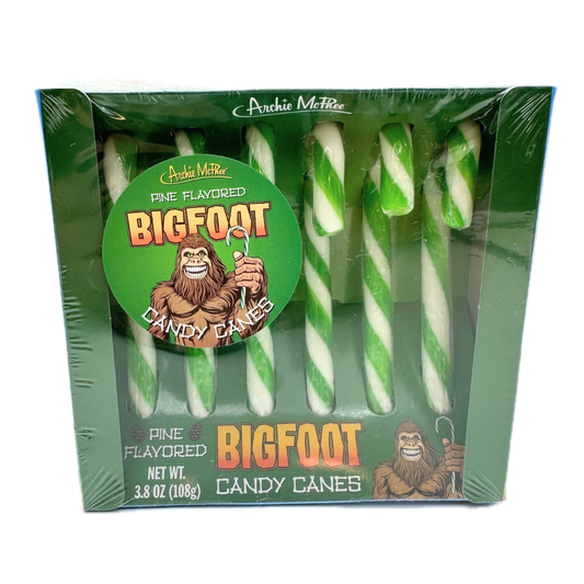 Archie McPhee Bigfoot Candy Canes - 3.8oz / 6ct
