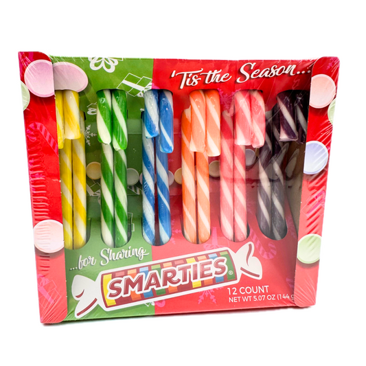 Smarties Candy Canes - 5.07oz / 12ct