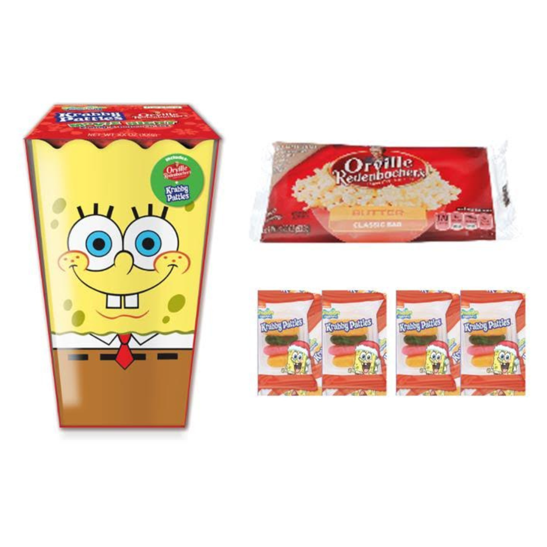 SpongeBob SquarePants Movie Night Popcorn & Candy Set - 2.75oz
