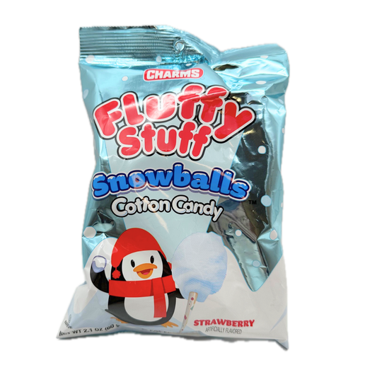 Charms Fluffy Stuff Snowballs Cotton Candy - 2.1oz