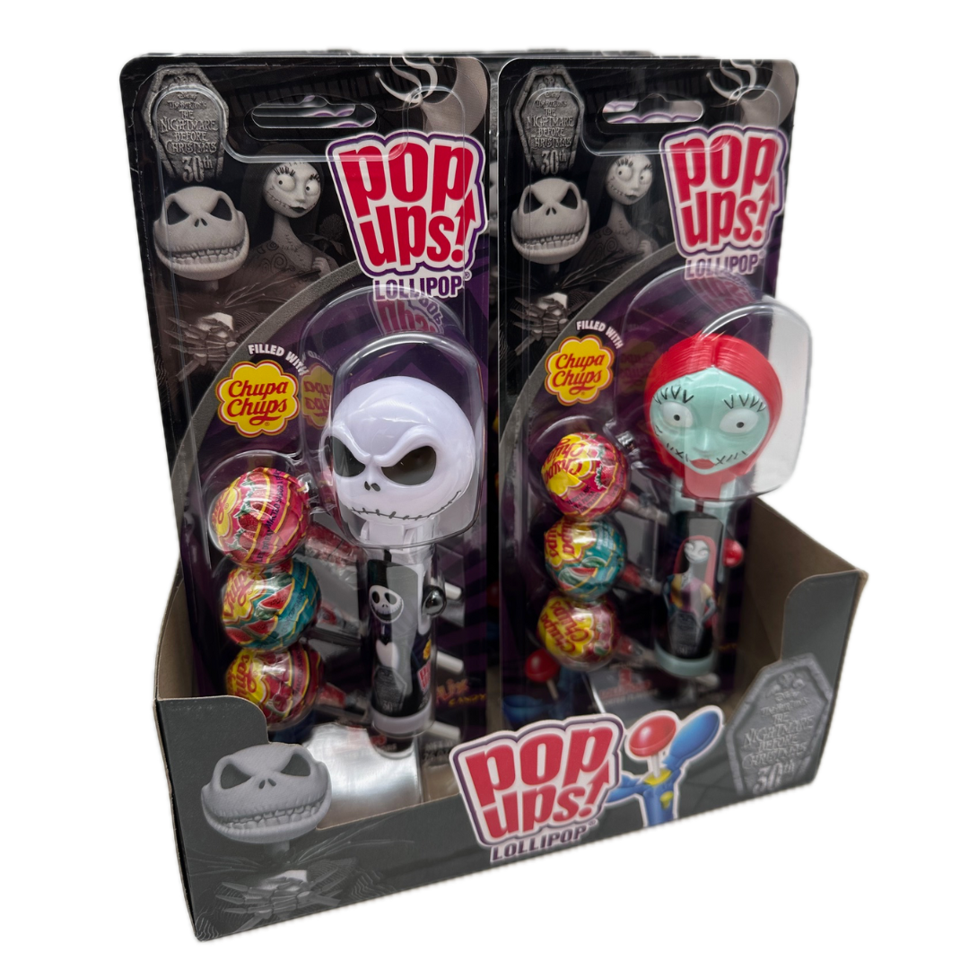 Nightmare Before Christmas PopUps Lollipops - 12ct