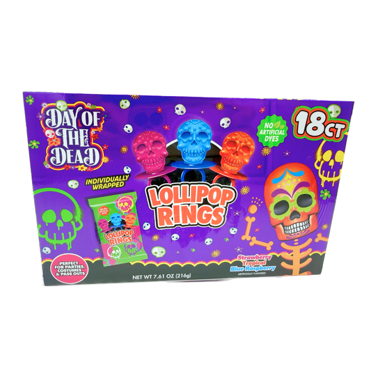 Day of the Dead Lollipop Rings - 18ct