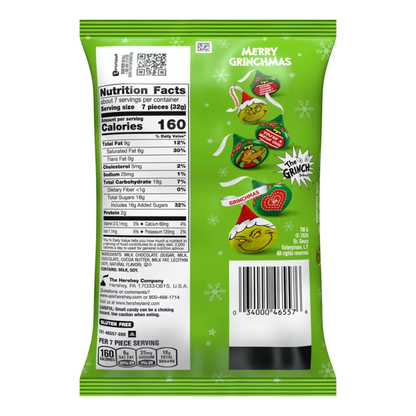 Hershey's Milk Chocolate Grinch Kisses - 8.4oz