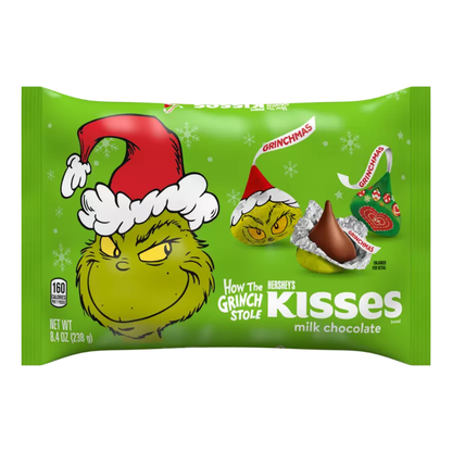 Hershey's Milk Chocolate Grinch Kisses - 8.4oz