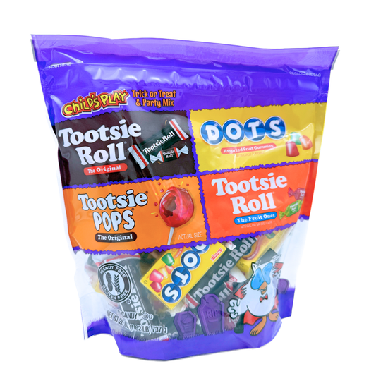 Tootsie Child's Play Assorted Halloween Candy Bag - 26oz